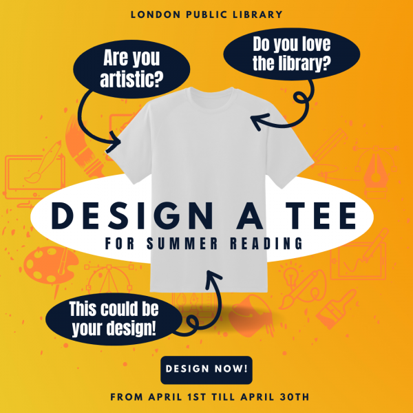Image for event: Summer Reading T-Shirt Design Contest